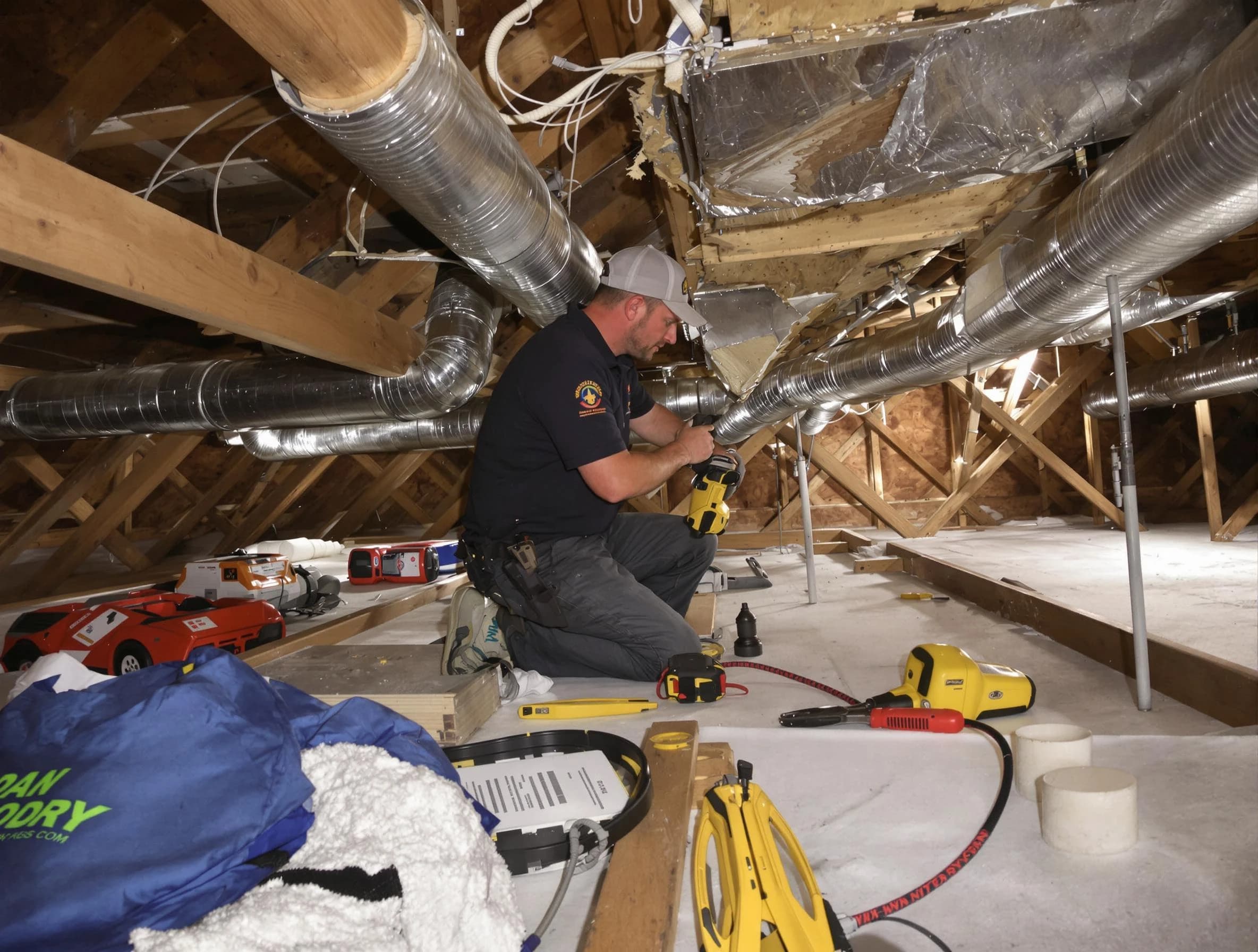 Professional air duct repair by Ashland Air Duct Cleaning in Ashland