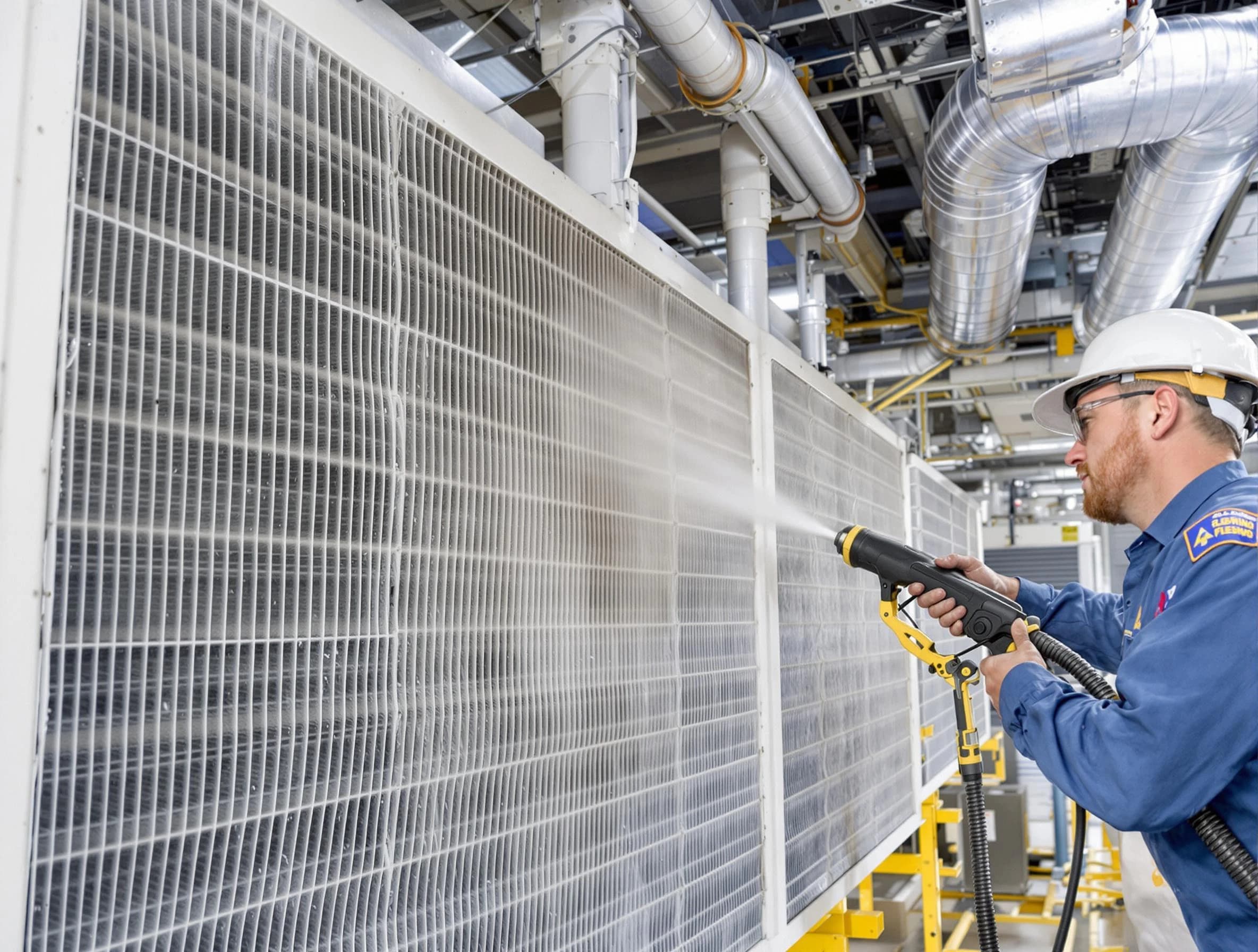 Professional commercial coil cleaning by Ashland Air Duct Cleaning in Ashland