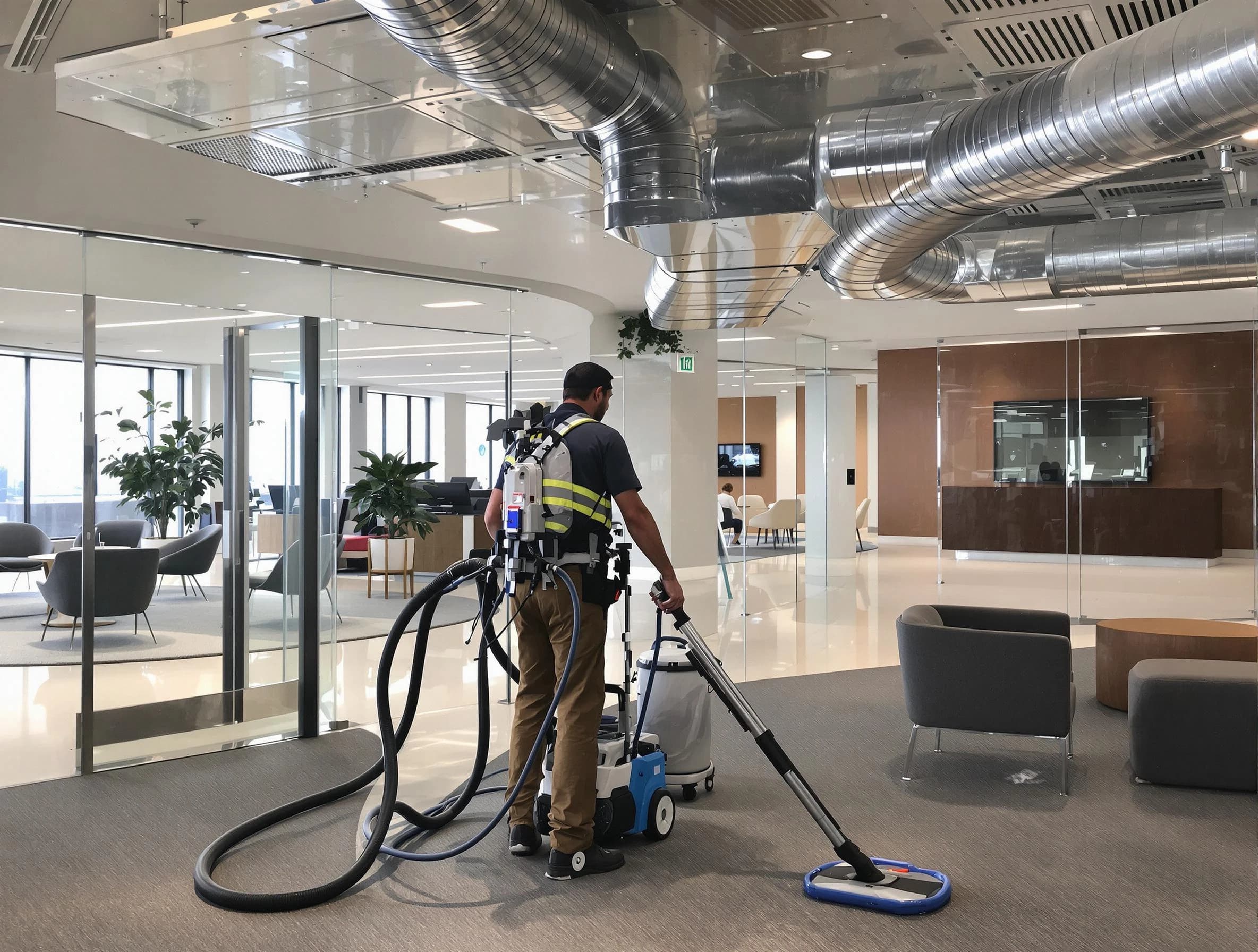 Commercial duct cleaning service by Ashland Air Duct Cleaning in Ashland