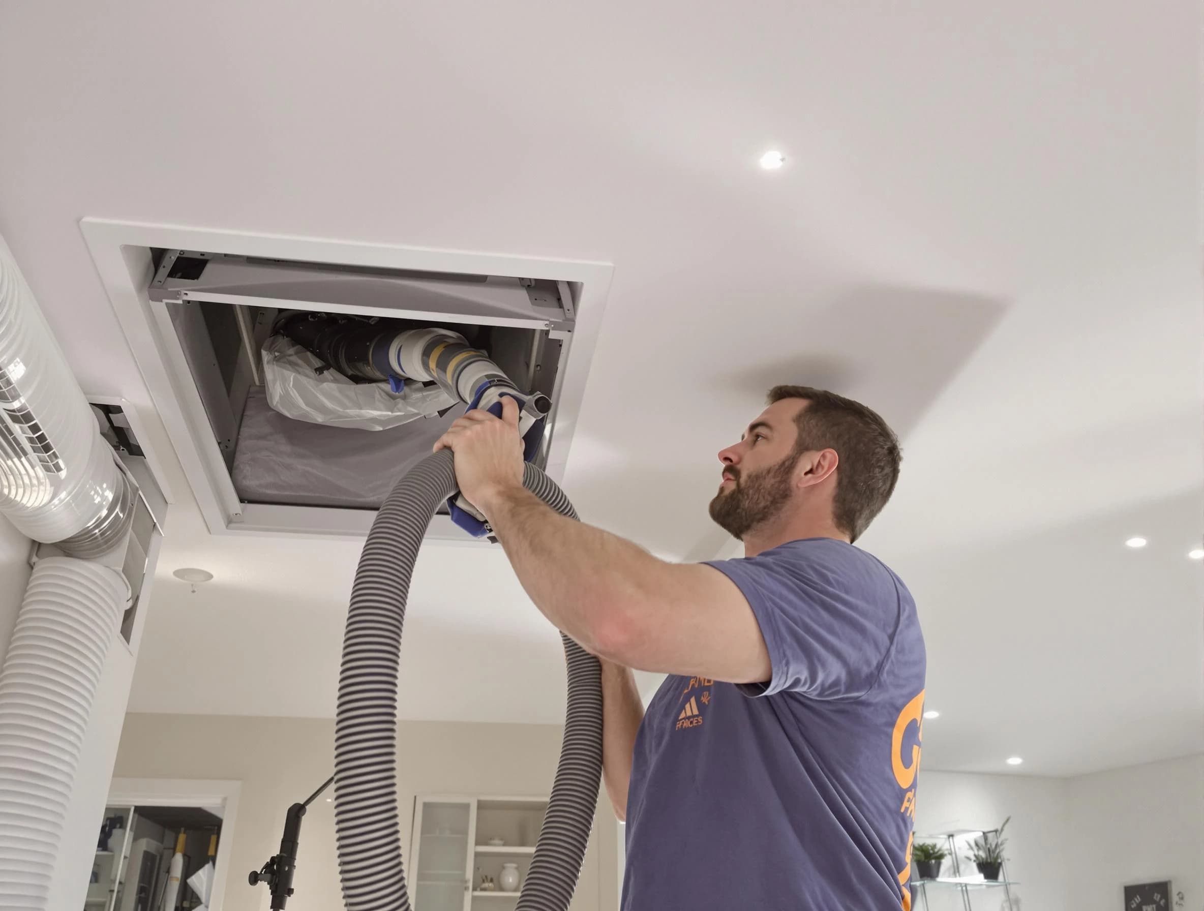 Precision indoor duct cleaning by Ashland Air Duct Cleaning in Ashland