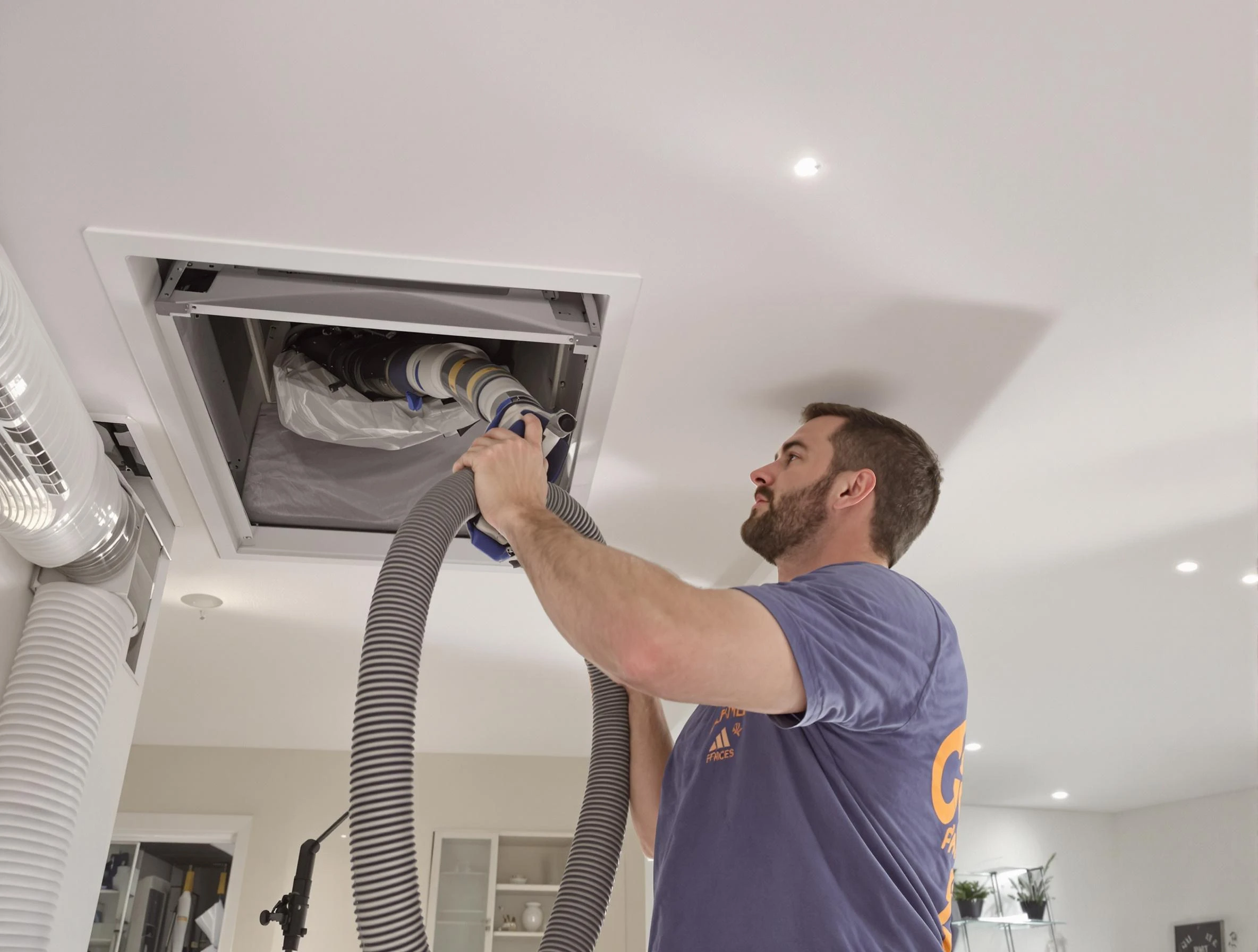Precision indoor duct cleaning by Ashland Air Duct Cleaning in Ashland